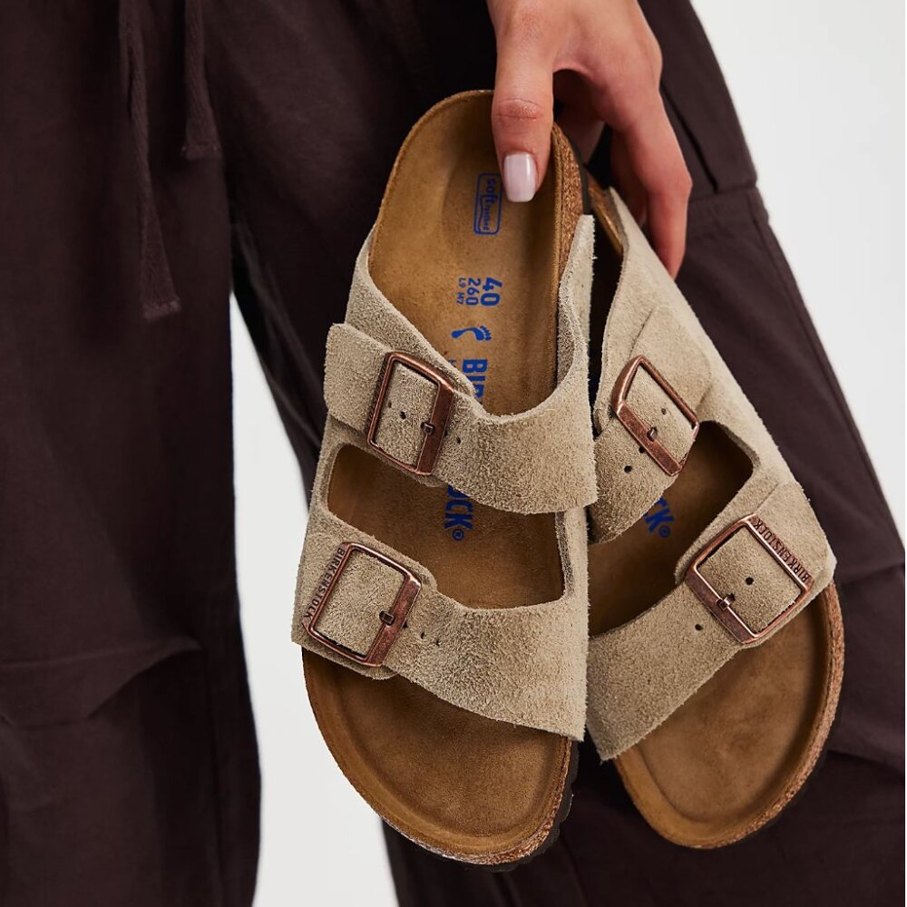 Birkenstock Arizona Soft Footbed Sandals, sz 40